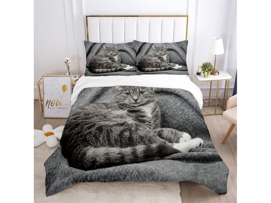 Juego Ropa Cama Estampado Juego Niños Niñas Adolescentes Funda Nórdica Almohada Material Microfibra 240x260 Cm