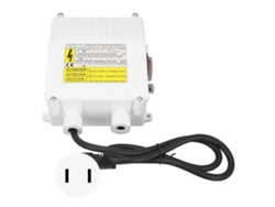 Caja de control para bomba de pozo de 370 W con protección térmica, enchufe estadounidense de 110 V.
