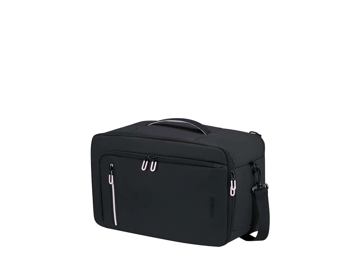 Bolsa de viaje 3 en 1 Puffypop de American Tourister, color negro, 21 l