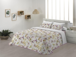 Colcha JVR Bora (Poliéster - Morado - 235 cm)