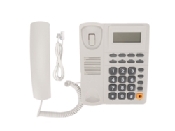 Telefone Fixo Com Fio Redução De Ruído Marcação Rápida Identificação De Chamadas Para Escritório Branco Kx T890cid