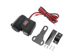 2026-cargador Usb Dual Para Moto 12v Impermeable Con Voltmeter Digital Y Tomacorriente Para Bicicleta Eléctrica
