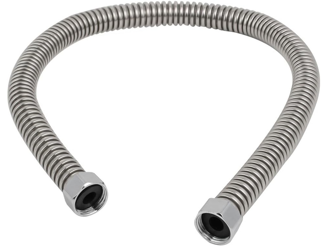 Manguera Flexible Y Hermética De Acero Inoxidable De 60 Cm Para Calentadores De Agua Instantáneos