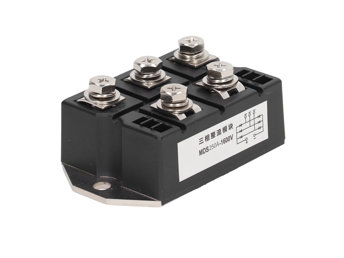 Rectificador De Puente Trifásico 1600v 250a 5 Terminales Para Carga Pwm