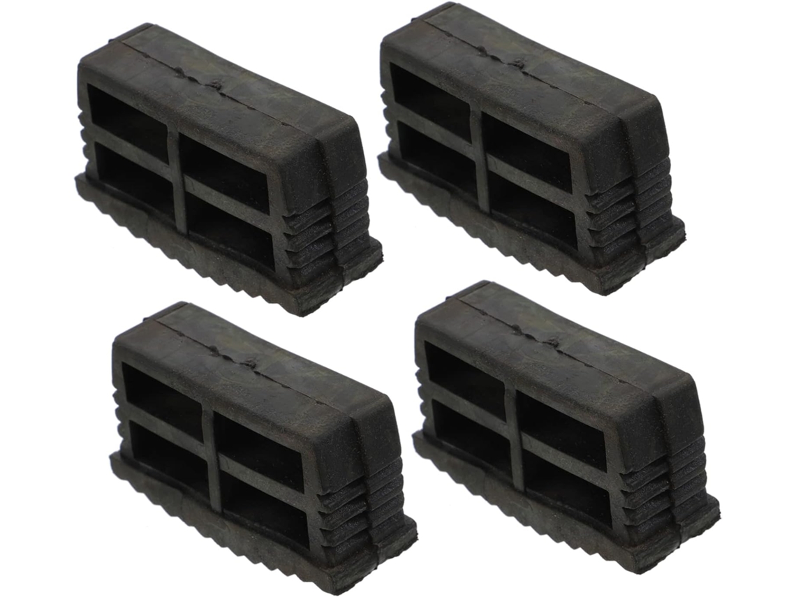 4 Almohadillas Antideslizantes, Accesorios Esenciales De Goma Negra, Juego De