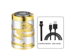 Afeitadora Eléctrica Portátil Diseño Dragón, Compacta Y Potente, Recargable Usb, Para Uso Diario Y Viajes