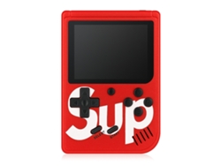 Consola de juegos portátil Sup con 400 juegos retro, salida AV para TV y control remoto adicional Retro Sup Red