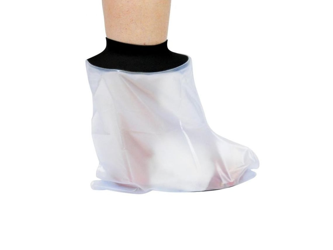 2026-protector De Tobillo Impermeable Para Inmovilaciones Adulto Baño Ducha Piscina Quv Color Transparente