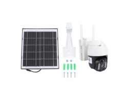 Cámara Solar Inalámbrica 1920×1080p 320° Cámara De Seguridad Exterior Con Panel Solar Portátil