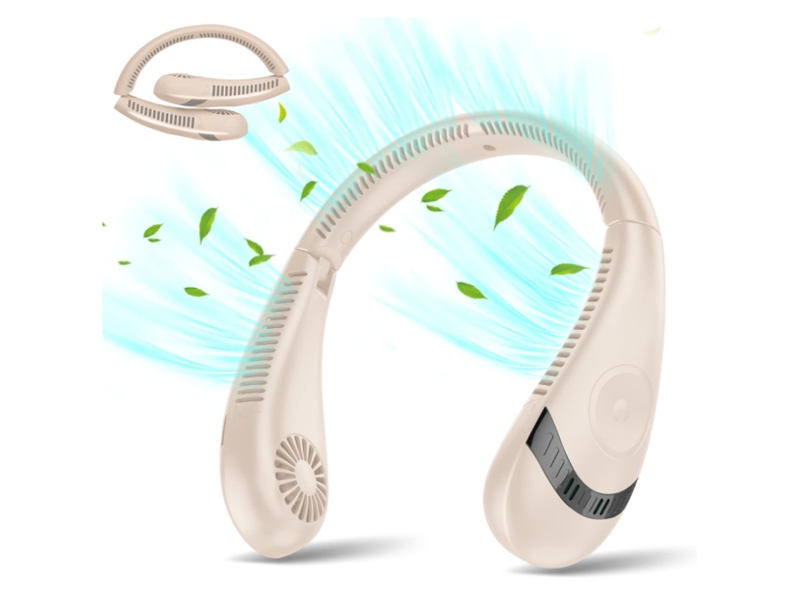 Ventilador de Cuello ENZON 5000Mah 360° Rosa