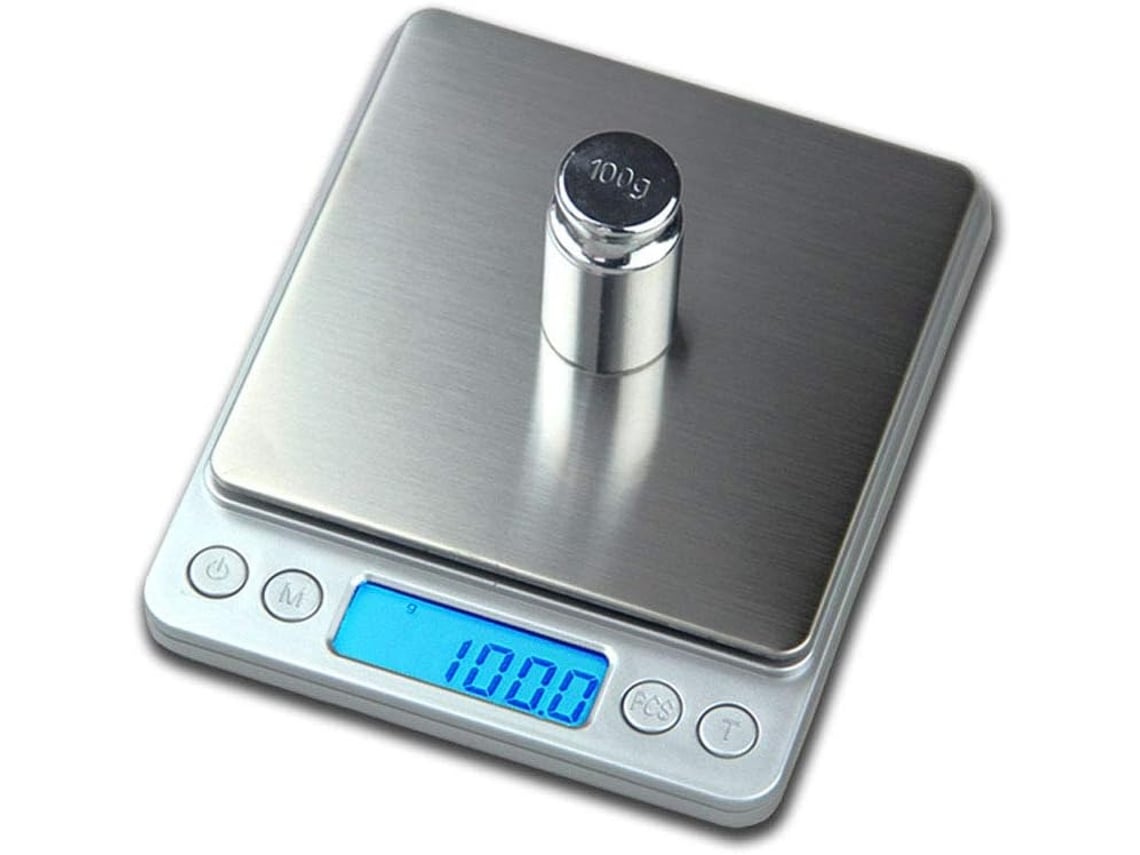 Báscula de cocina digital Nicecee, multifuncional, de alta precisión, de acero inoxidable (500 g/0,01 g)