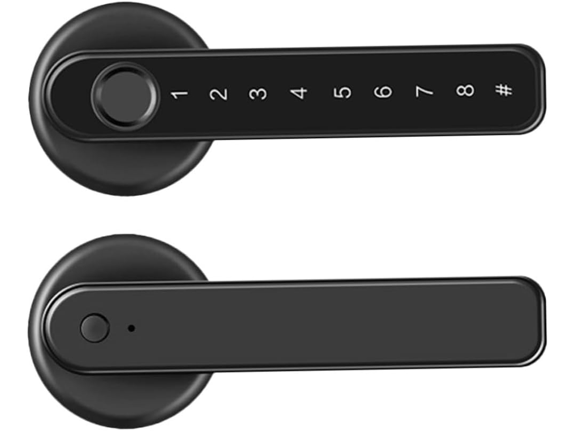 Manija De Puerta Con Teclado Táctil Y Cerradura Digital Moderna Para El Hogar.