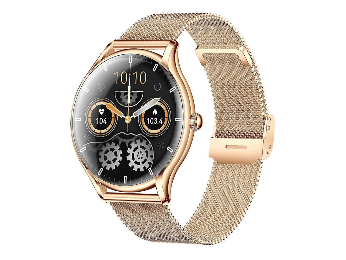 Reloj inteligente QS36 de 1,43 pulgadas con correa de acero, monitorización de frecuencia cardíaca y sueño, llamadas Bluetooth y función de bicicleta eléctrica.