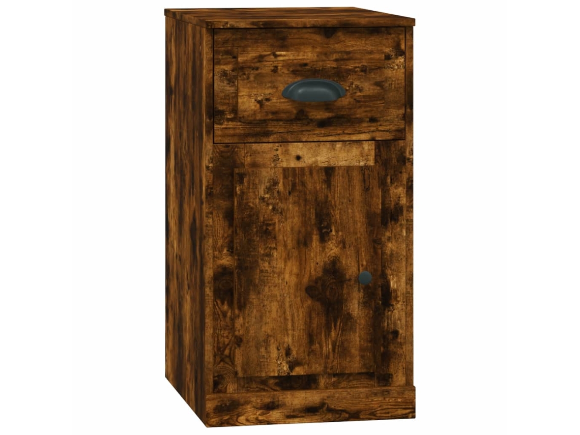 Mueble auxiliar con cajón, roble ahumado, MAISON EXCLUSIVE (40x50x75 cm)