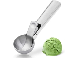 Cuchara para helado premium de acero inoxidable, ideal para hacer bolas de helado y de melón. Mdug