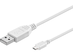 Cable USB GOOBAY (USB - 1 m - Blanco)