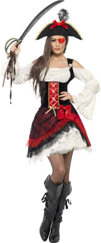 Disfraz de Mujer DISFRAZZES Pirata Glamurosa (Talla: M - 40/42)