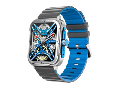 EKO 5.2 Reloj conectado NFC con memoria flash y pulsera de silicona Gris