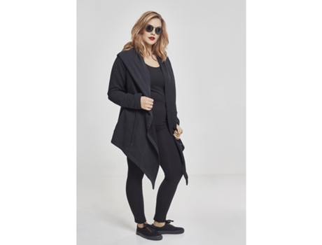 Abrigo URBAN CLASSICS Mujer (5XL - Negro)