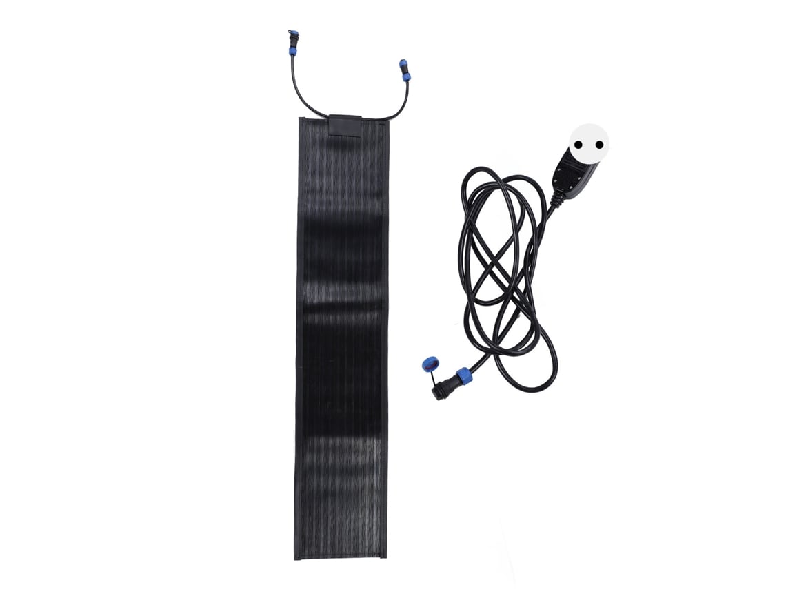 Esterillas térmicas para derretir nieve de 120 W para exteriores, 30 x 91 cm, resistentes al fuego, antideslizantes, eléctricas para escaleras.