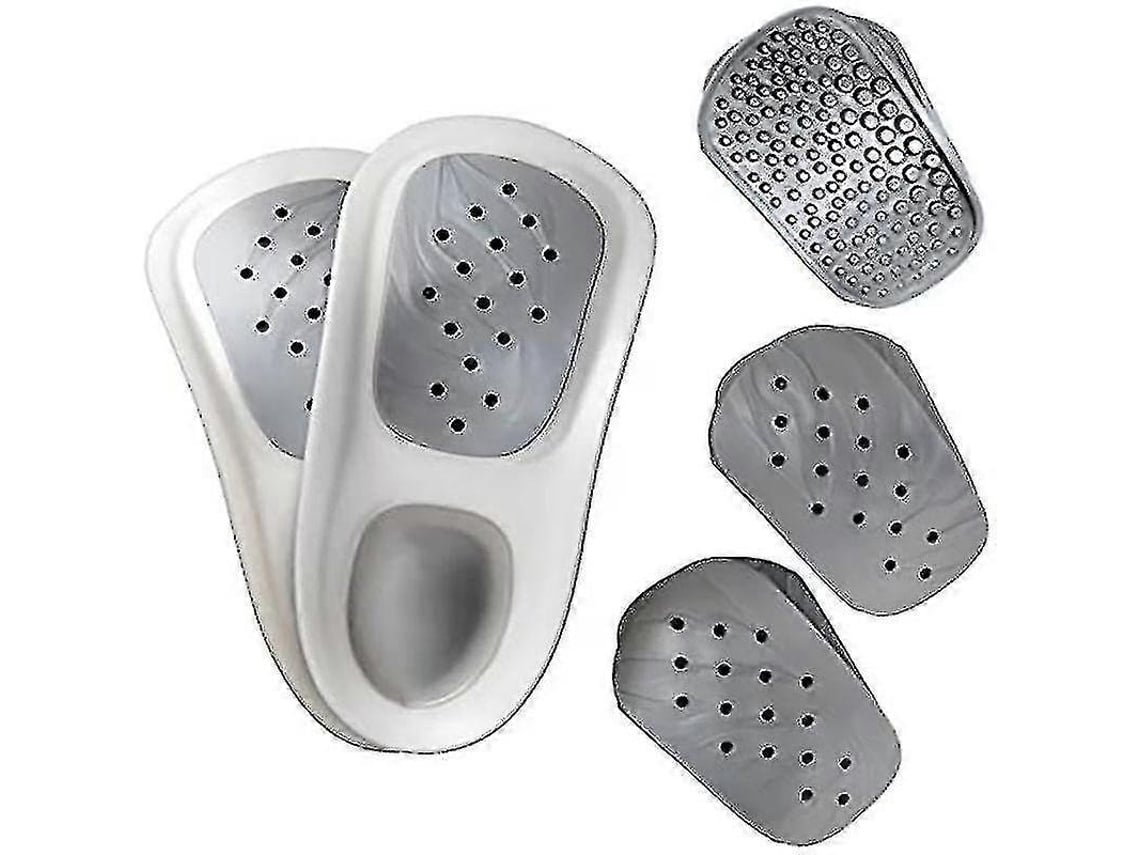Plantillas Ortopédicas Para Pie Plano Con Soporte Arco Y Amortiguación Absorbente Insoles Talla E(37-39)