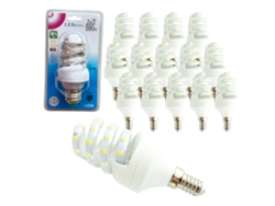 Juego de 10 bombillas LED de luz cálida de 7 W, 590 lúmenes, temperatura de 3000 K, Wellhome