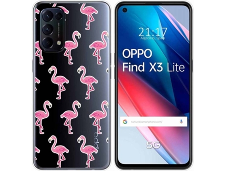Carcasa Oppo Find X3 Lite TUMUNDOSMARTPHONE Flamenco
