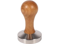 2026-tamper De Café De Acero Inoxidable Con Mango De Madera Base 57.5mm Para Espresso 2025