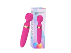 10 Funciones Potente Masajeador Corporal con Cuello Flexible Función de Memoria Recargable Sin Vibraciones Empuñadura Rosa YEMAESRE