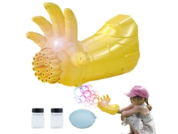 Pistola De Burbujas Eléctrica Con Luz Inspirada En Películas. Máquina De Burbujas Automática De Juguete Para Niños. Regalo Ideal.