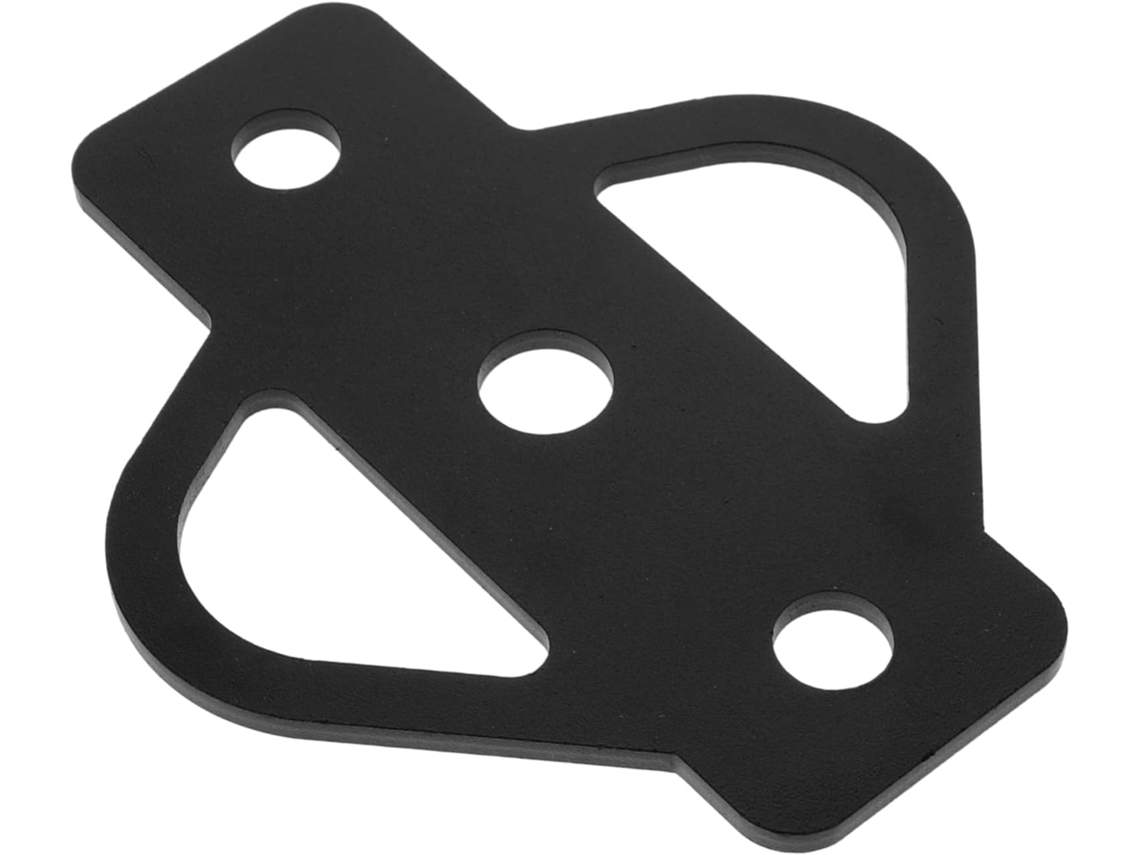 Enganche para tractor con receptor atornillable y tapa de cierre a presión.