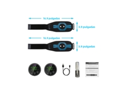 (2 Correas De Hombro) Cinturón Moldeador De Músculos Abdominales Recargable Por Usb
