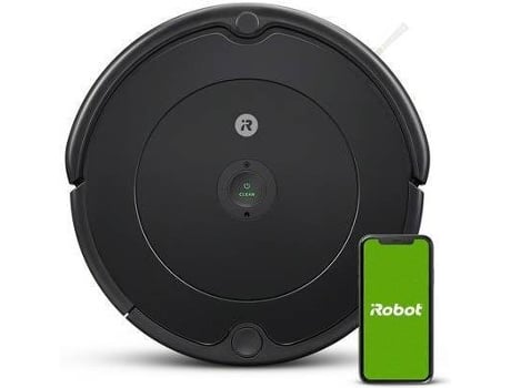 Aspirador Robot IROBOT Roomba R694 (Autonomía 90 min - Negro)
