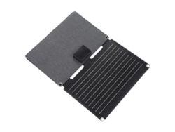 Cargador solar portátil de 30 W, 12 V, 2,5 A, resistente al agua, para camping.