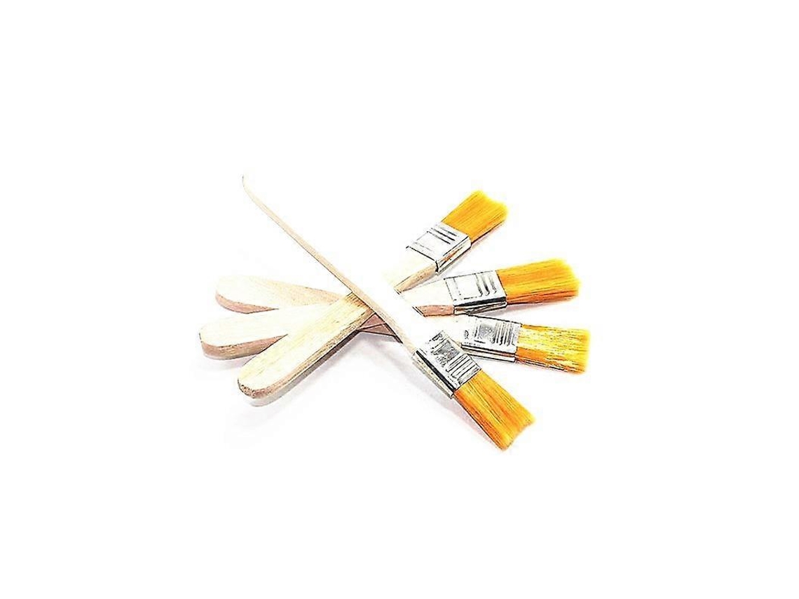 30 Pinceles De Pintura Con Mango De Madera Para Paredes, Arte Y Decoración Multiusos De Calidad