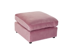 Reposapies Poliester Rosa 55x55x30cm