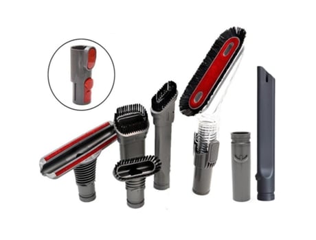piezas herramienta de limpieza de polvo adaptador de cepillo de cabezal de succión para Dyson V6 V7 V8 V10 barredora Robot accesorios de limpieza p...