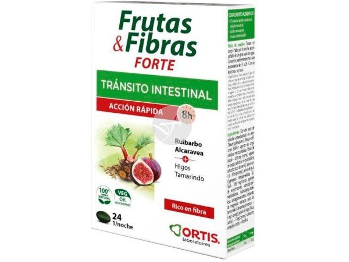 Complemento Alimentar ORTIS Frutas & Fibras Forte 24 Comprimidos