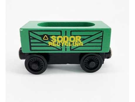 Thomas Y Sus Amigos: Tren Magnético de Madera. Reciclaje de Coches