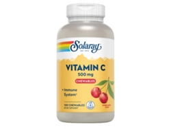 Vitamina-C Masticable Sabor Cereza 500Mg 100Comp SOLARAY