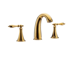 Grifo De Lavabo Con Repisa 045 Doré Colección Scamandre