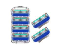 Paquetes De 4 Cuchillas De Afeitar Proglide Power De 5 Capas Compatibles Con Gillette Fusion5