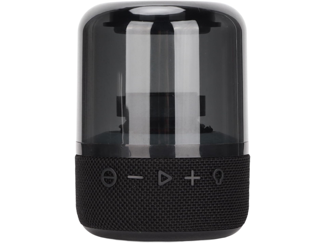 Altavoz Portátil De Cristal De Color Con Sonido Estéreo Y 3 Modos De Iluminación.