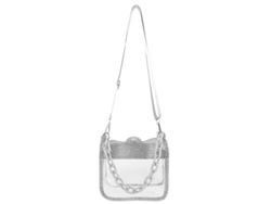 2026-bolsa Tote Transparente Portátil De Hombro Para Mujer Decorativa Y Práctica Para Viaje Y Ocasiones Al Aire Libre