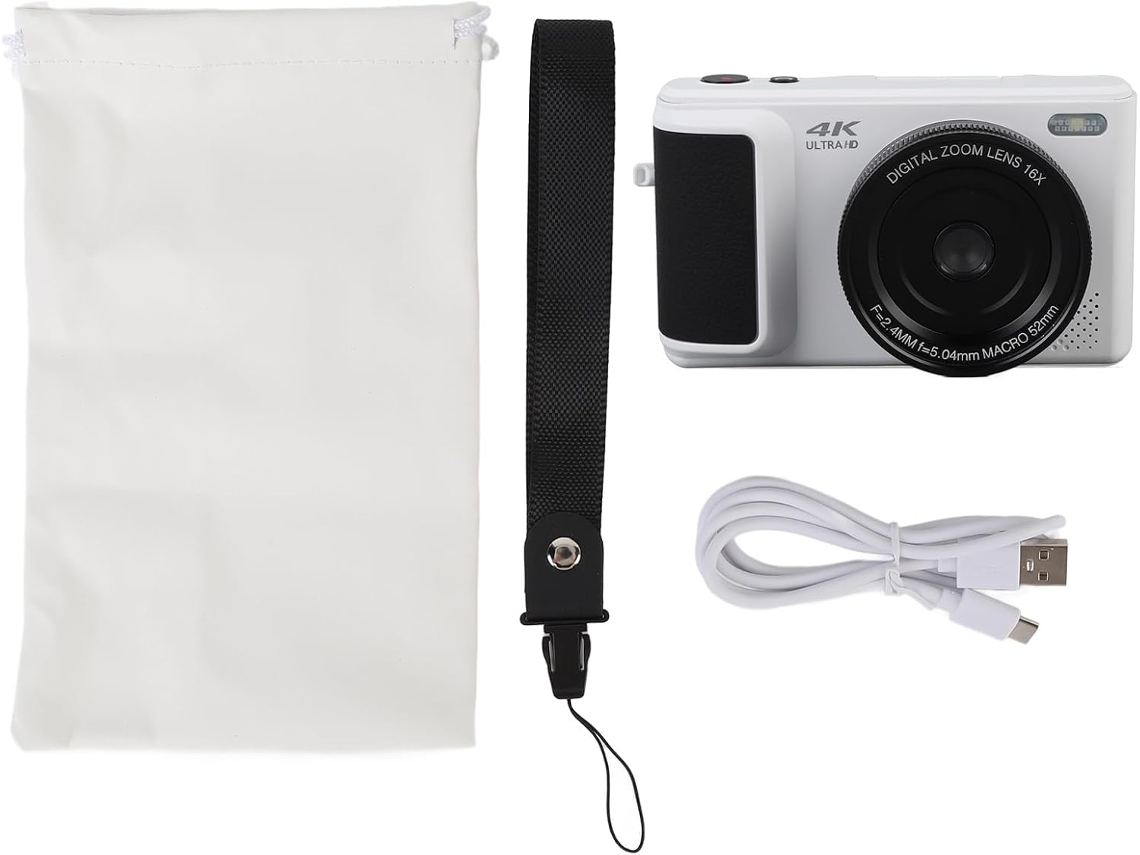 Cámara Digital 4k De 64 Mp Con Espejo Y Enfoque Automático Por Vibración.