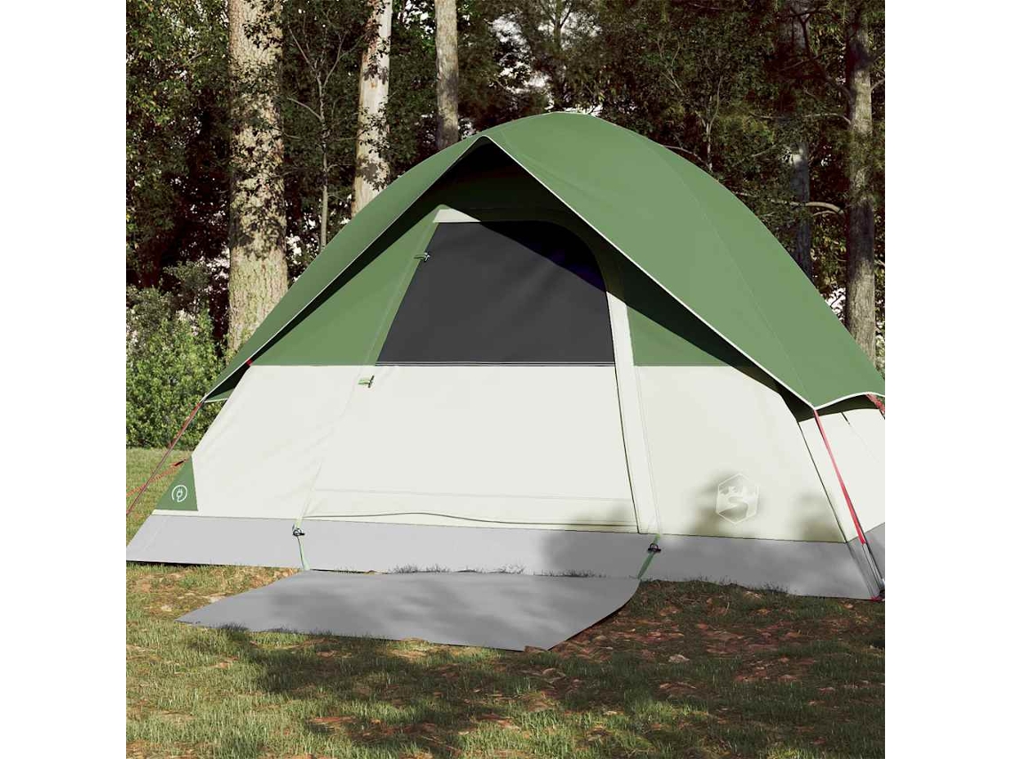 Tienda de campaña tipo domo impermeable verde para 3 personas