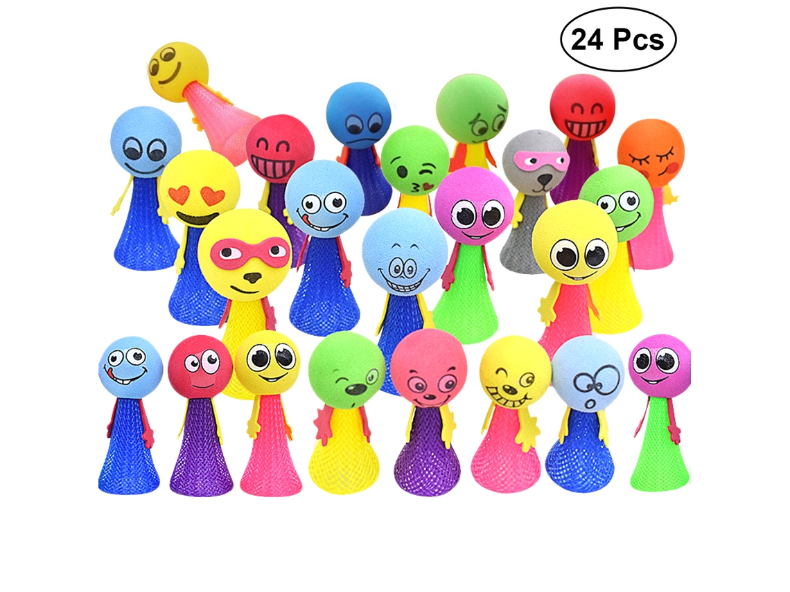 Bjww-24 Peças De Bonecos Elfos Pequenos De Eva Saltarines Brinquedos De Mola Para Crianças