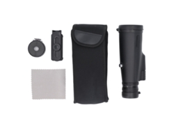 Telescopio Monocular Portátil De Alta Potencia 10‑30x Con Lente 50mm Y Soporte Para Teléfono Móvil Para Camping Y Viajes