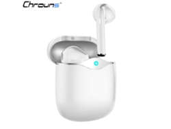 Chrons Horas Reproducción Carga Auriculares YEMAESRE Bluetooth Blanco