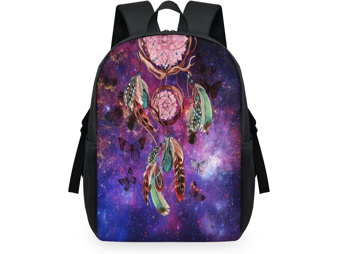Mochila Galaxy Dream Catcher 32x15x44cm Tela impermeable Sin marca